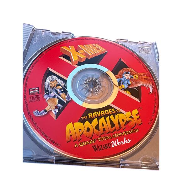 X-Men the ravages of Apocalypse PC game 1997 Wizard Works RARE htf vintage - Picture 3 of 3